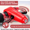 Motorcycle Scooter Lock Brake Alarm Handlebar Throttle Grip Security Red