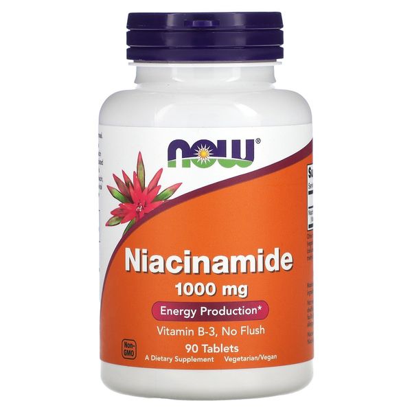 Niacinamide, 1,000 mg, 90 Tablets