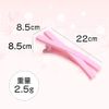 Loveril Hair Clips, 10 Pieces in 5 Colors, Ribbon Clips, Hair Ornaments, Bangs, Hair Accessories, Hair Clips, Hairpins, Hair Arrangements (Cute Colors)