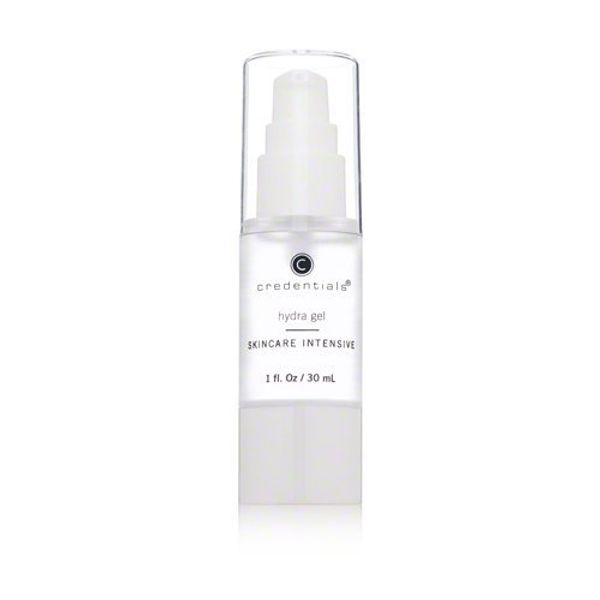 Credentials Hydra Gel - Concentrated Hyaluronic Acid for Face and Decollate - Deep Hydration - Rejuvenating - Soothing Formula - Oil Free - All Skin Types 1 oz.