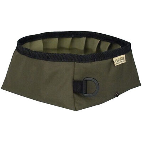 Equinox Buddy's Portable Olive Green Dog Food Travel Bowl