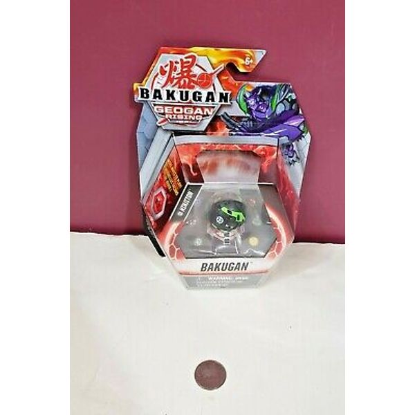 Bakugan Geogan Rising Aquos Ninjiton pop open toy figure Gate Card NIB Unopened