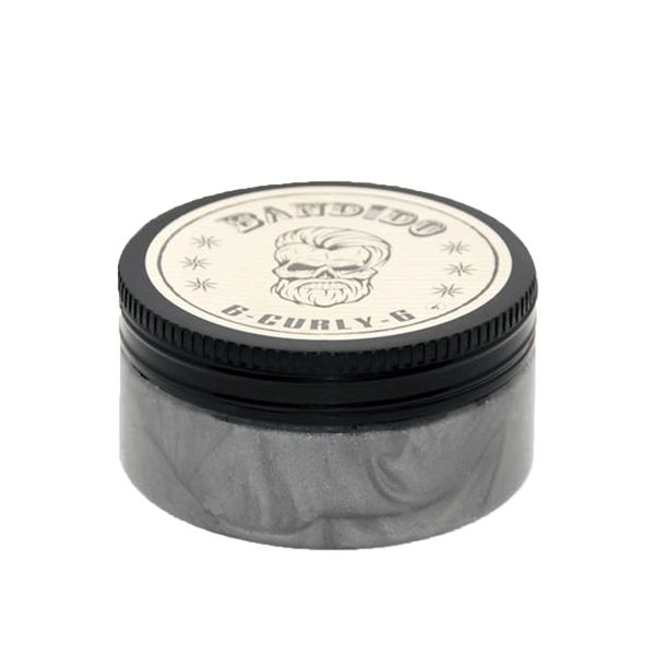 Bandido Hair Styling Gel Men 150ml 06 CURLY | Locken Styling Gel | Haargel Männer | Kein Verkleben | wet hair look | Hair Gel Shiny Effect | Kinder Styling Gel - Haargel Herren | Silber Perlmutt