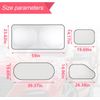 6pc Foldable Car Front Rear side Window Windshield Sun Shade Shield Cover Visor