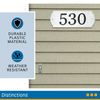 Hillman 848711 Paintable Address Plaque, White 6" x 16"
