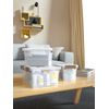 WYT Clear Storage Latch Box, 6 Pack Storage Organizer Bins with Latching Handle and Lids, 3.5 Quart