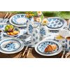 Mud Pie Cornflower Print Salad Plate; 8" dia