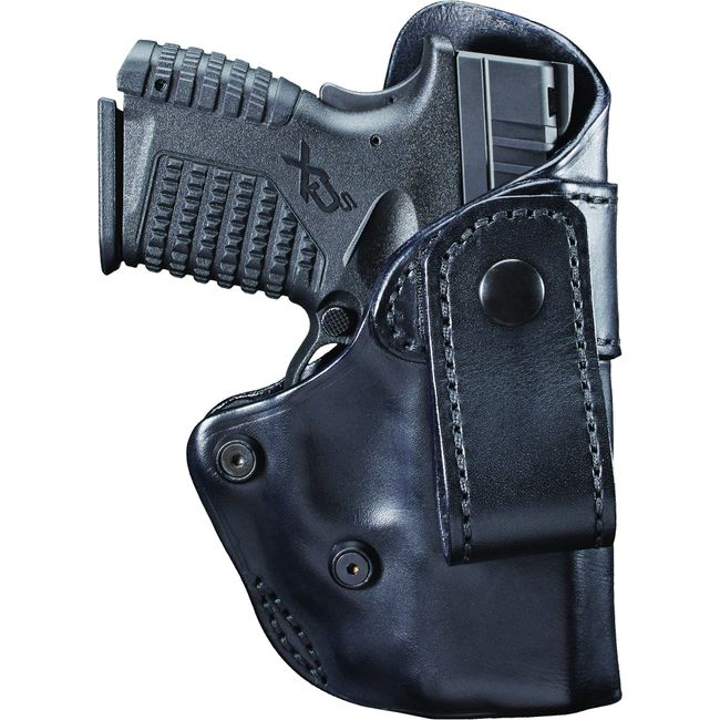 BLACKHAWK Leather Inside-the-Pants Black Holster, Size 01, Right Hand, (Colt Govt 5in RHnd Blk)