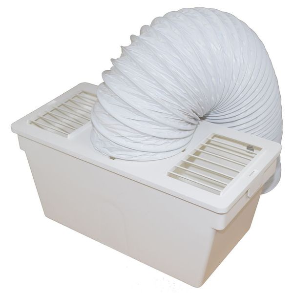 Ufixt Fits Crosslee, Crusader, Electra, Electrolux, Hoover, Hotpoint, Indesit and Jackson Universal Tumble Dryer CONDENSER VENT KIT Box With Hose