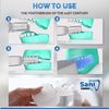 Sani White, Sani White Toothbrush, Saniwhite, Sani White Dental Pack, Sani White Dental Brush, Ultrasonic U-Shaped Toothbrushes for Teeth Whitening 360 Mouth Cleansing, Hands Free Gums Protection