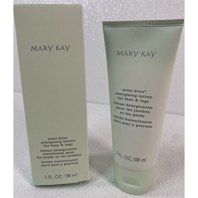 Mary Kay Mint Bliss Energy Lotion For Feet & Legs 3 FL OZ