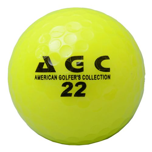 LEZAX AGC Golf Balls 2 Pieces 1 Dozen (12 Pack) Neon Yellow AGBA-4714 YE