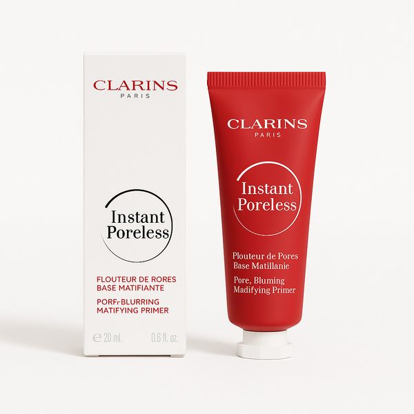 Clarins Instant Poreless Pore Blurring Mattifying Primer | 0.7 oz | New in Box