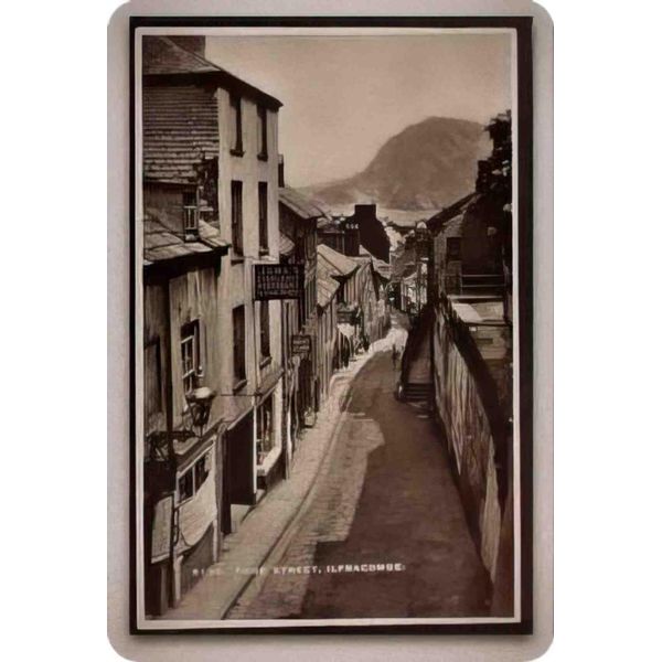 Devon Ilfracombe Fore Street Jones Fish & Chip Restaurant View Down A4 Photo
