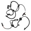 TRQ Rear ABS Wheel Speed Sensor Set Compatible with 2010-2016 Hyundai Elantra