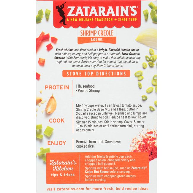 Zatarains Big & Zesty Seasoning, Creole - 5.25 oz