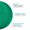 BODIPURE Green Tea Body Bath - Rich in Antioxidants, and Healing Properties of Green Tea to Cleanse, and Refresh Skin - Great for Professional Use, 21.5 Ounce
