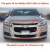 8PC For Malibu 2014 2015 Bumper Radiator Cover Upper Lower Chrome Grille  Kit
