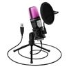 Professional Condenser Sound Podcast Studio Microphone For PC MSN Skype Zoom