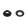 Grommet, Beveled, Black Matte, Solid Brass-LL (100 sets per bag), 5/16"