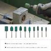 100pcs Rubber Grinding Mounted Point Rotary Assorted Accessory Grinding Head Wheel Head Kit For Dremel Polish