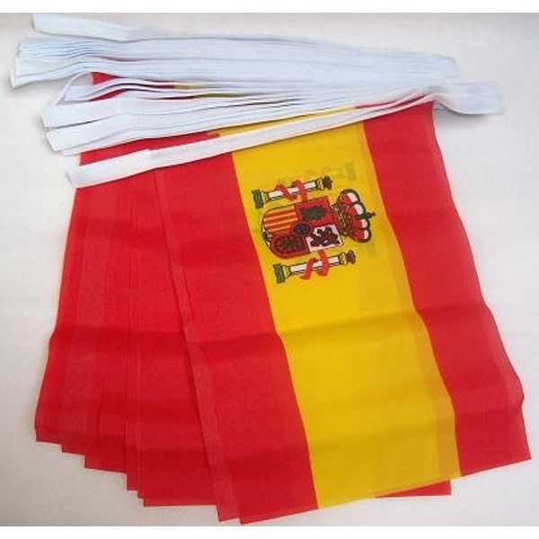 6m 20 Flag Spain Spanish State Material Bunting