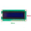 HD44780 1602A LCD Display Module 16x2 Letters LCM Blue Backlit Display Board Replacement
