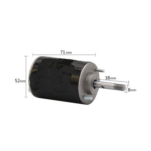 CHANCS 30W Permanent Magnet DC Motor CH-3420 24V 7000RPM CW/CCW Reversible Electric Gear Motor High Speed Low Noise with 20A PWM DC Motor Speed Controller with Bracket