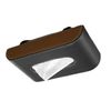 Explosió Car Tissue Box, Sun Visor Hanging, PU Leather, Magnet, Easy Installation, Black/Brown