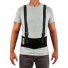 Ergodyne ProFlex 1600 Back Support Brace, 9" Extended Support, High Cut Front For Mobility, Large,Black