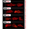ANIMAL FLAMES CLIPART-VINYL CUTTER PLOTTER IMAGES-EPS VECTOR CLIP ART CD