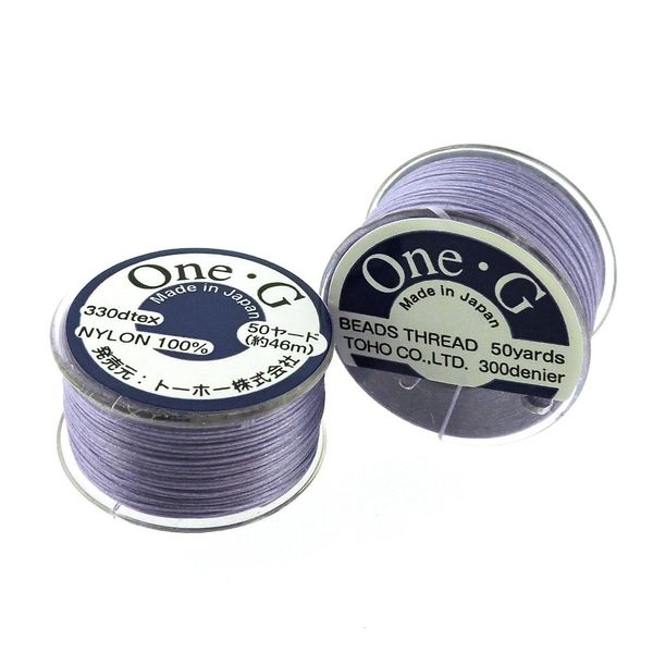 Toho One-G Beading Thread, 50 Yard Bobbin (Light Lavender)