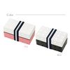Lunch Box hannari Length Square Small Black (Upper) 200ml, (Lower) 300ml T – 46504