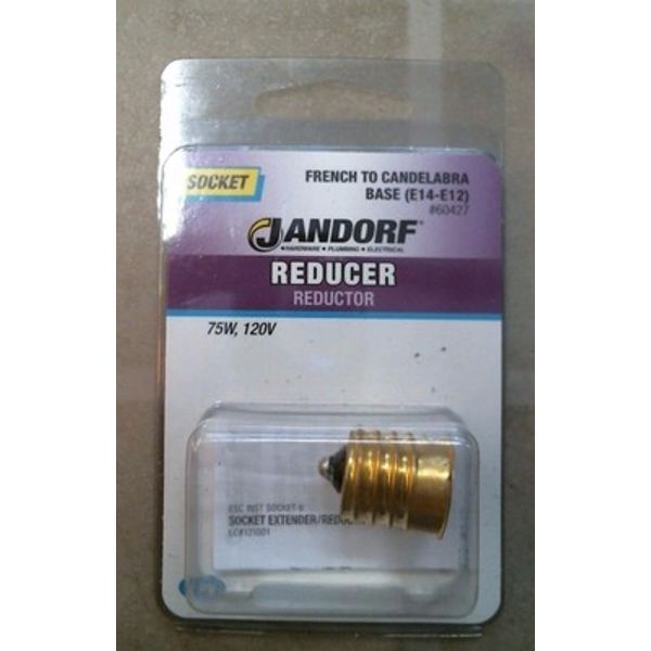 Jandorf 60427 Socket Reducer E14-E12, FREE SHIPPING