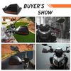 7/8" Black Motorcycle Handle Bar Hand Guards Protector Wind Deflector For Yamaha