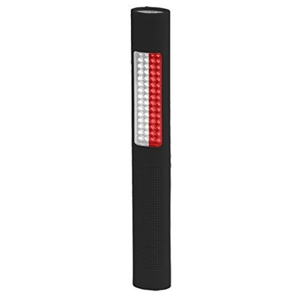 Nightstick NSP-1172 LED Safety Light & Flashlight - White & Red Floodlight,Black