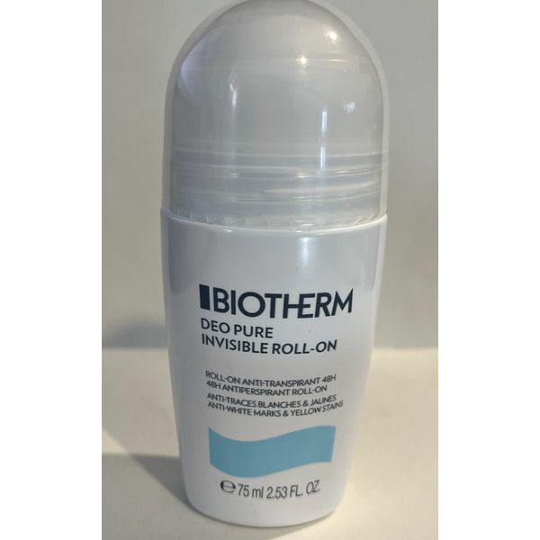 Biotherm Deo Pure Invisible 48 Hours Antiperspirant Roll-On 75ml Deodorant New