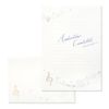 G.C.PRESS Andantino Musical Notes Horizontal Ruled Stationery Envelopes Set