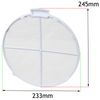 SPARES2GO Lint Screen Fluff Filter Compatible with Creda Tumble Dryer