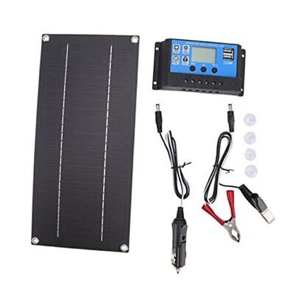 Solar Panel Kit, 600W 18V Monocrystalline Silicon Solar Panel Kit, 100A Solar