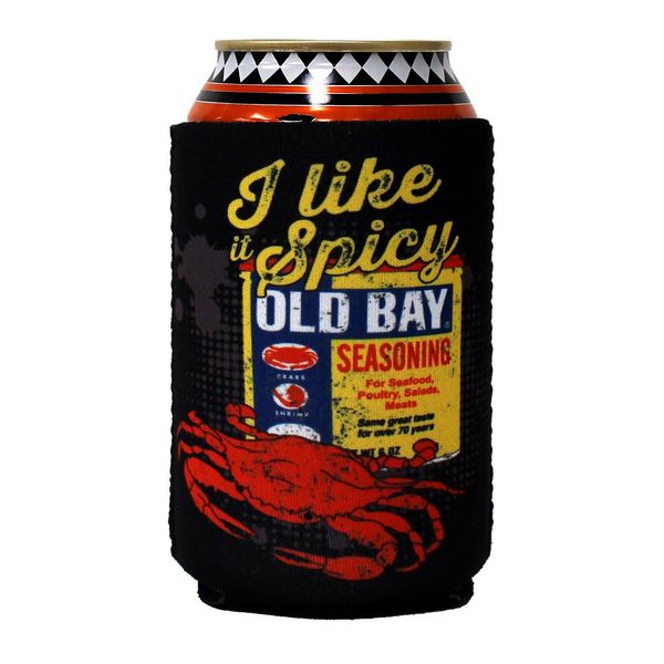 I Like It Spicy (Black) / Can Cooler - 10/$6 Each / Black