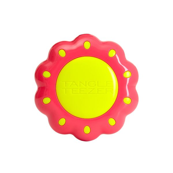 Tangle Teezer Compact Flower Hairbrush Yellow Pink
