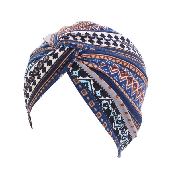 ESTEVANJ MUR Turbans for Women - Bohemian Headwrap Beanie Hat, Chemo Headwear, Sleep Cap & Hijab Undercap - Elastic Women's Fashion Turbans (UK, Alpha, One Size, 10)