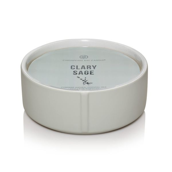Chesapeake Bay Candle PT42075 Candle, Multi-Wick Ceramic, Clary Sage