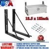Truck Underbody Tool Box Mounting Brackets Kit 18.5'' x 18'' For Trailer Storage