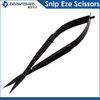 Snip-Eze Easy-Squeeze Scissors 4-3/4" Sewing Embroidery Straight Black Color