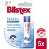 Blistex Classic, balsamo per labbra, confezione da 5 pezzi