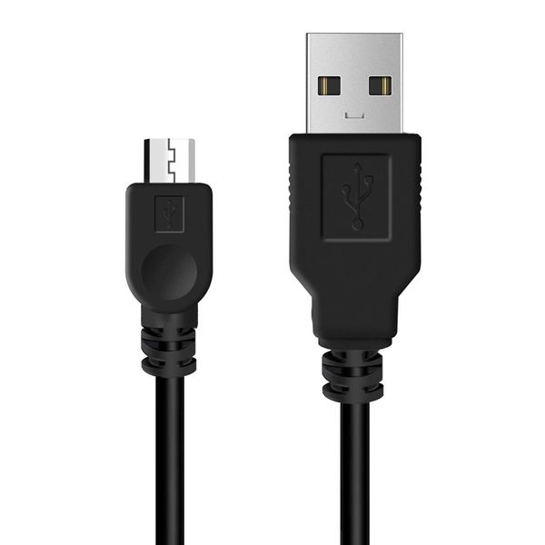 Charging Cable for PS4 Controller, 6.9 ft (1.8 m), Micro USB Charging, Data Cable, Rapid Charging, High Speed Data Transfer, Compatible with Various Xbox One/PlayStation4 Slim/PS4 Pro and Other