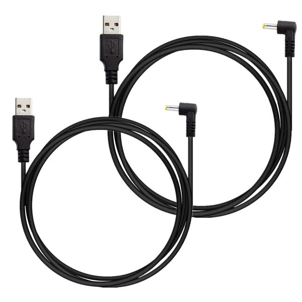 YFFSFDC Panasonic USB Power Cable USB (A) to DC Jack 3.3 ft (1 m) L Shape Video Camera Power Cord for Photography, Power Bank, Compatible with Gorilla CN-GP720VD, 510VD, 735VD, 530VD, PSP, etc. (Right