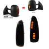 2003-2007 Super Duty Side Mirror Turn Lights LED SMOKE Lens Replacement Kit Set